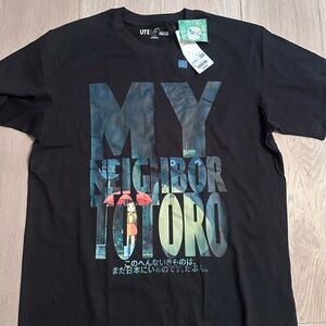 Uniqlo Black My Neighbor Totoro Graphic Tee